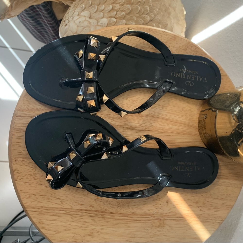 Valentino rockstud flipflops